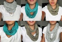 DIY Eco Hipster Scarves
