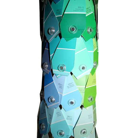 Paint Chip Lampshades
