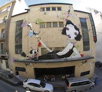 Cartoon Wall Installations Image 3