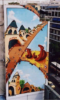 Cartoon Wall Installations Image 7