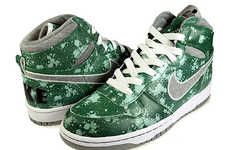 Emerald Splatter Sneakers