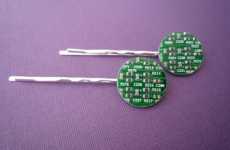 Circuit Board Hair Accessories