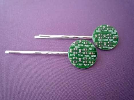 Circuit Board Hair Accessories