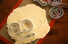 Typography Cookies