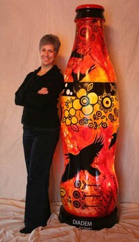 Aboriginal Art Bottles Image 4