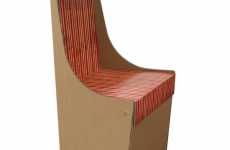 Patterned Cardboard Furniture