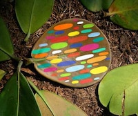 Psychedelic Leaf Art Image 4