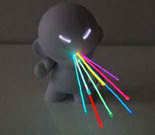 Light Vomiting Toys