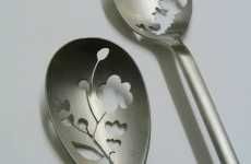 Artful Slotted Spoons