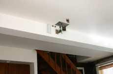 Miniature Upside-Down Rooms