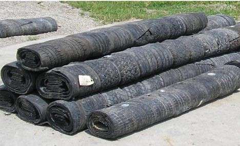 Recycled Rubber Pillars