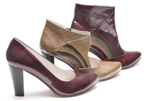 Layered Leather Heels
