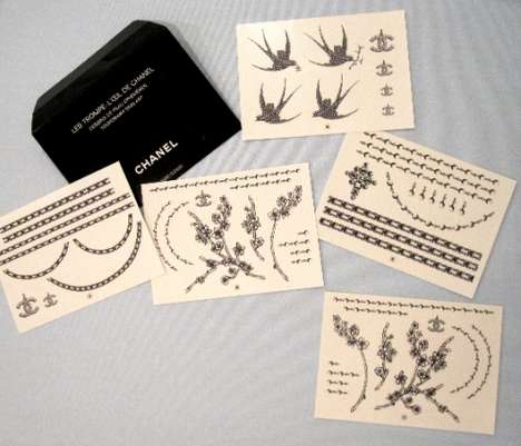 Temporary Chanel Tattoos
