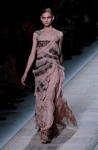 Multi-Tiered Ruffle Gowns Image 4