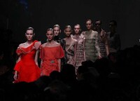 Multi-Tiered Ruffle Gowns Image 5