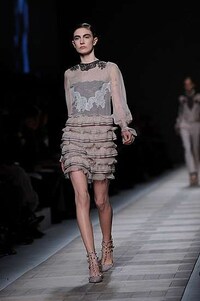 Multi-Tiered Ruffle Gowns Image 7