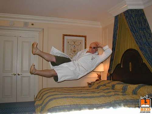 Hotel Bed Jumping