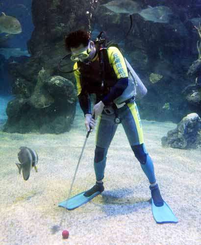 Underwater Golf Tournaments