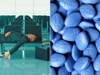 Perhaps Viagra Can Soften Jet Lag's Impact