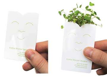 Miniature House-Plant Business Card