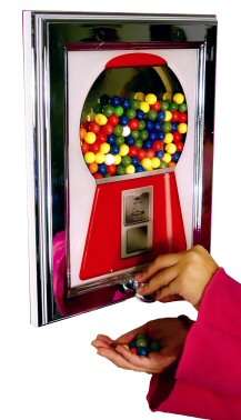 Gumball Dispenser Wall Art