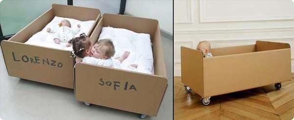 Customizable Cardboard Cot
