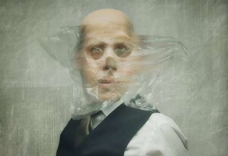 Freaky Plastic Wrap Portraits