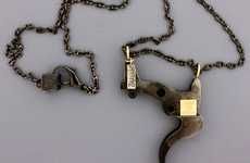 Upcycled Weapon Necklaces