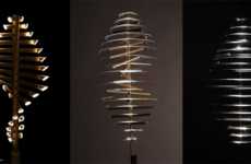 Sustainable Bamboo Streetlights