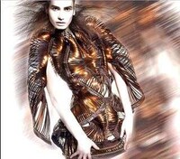 Futuristic Metallic Fashion Image 2