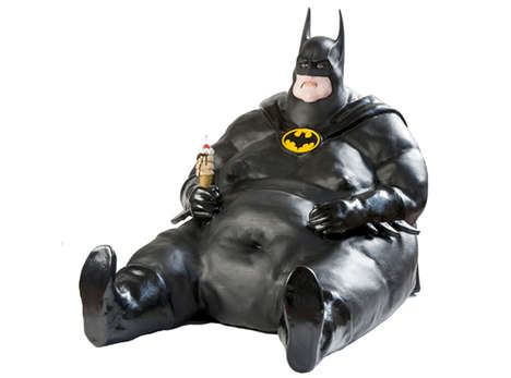 Obese Batman Icons