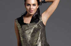Metallic Leather Vests