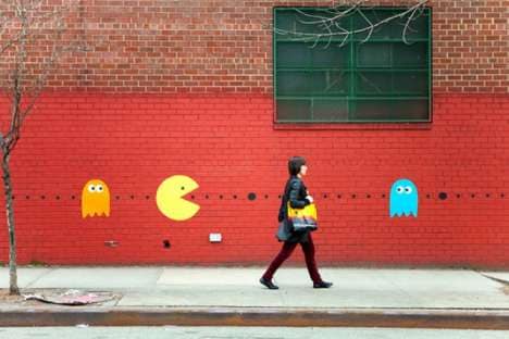 Pac Man Street Art
