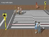 Solar-Powered Quad Crosswalks Image 2