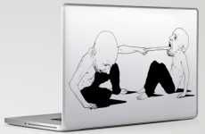 Tongue-Pulling Laptop Decals