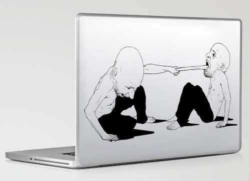 Tongue-Pulling Laptop Decals