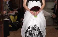 Gothic Floral Wedding Gowns