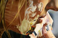 Sensuous Photorealistic Paintings