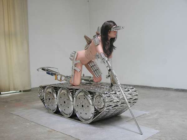 Titillating Tank Sculptures