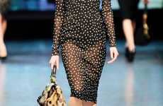 Sheer Polka Dot Dresses