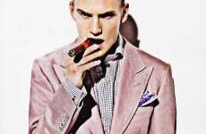 Rose-Hued Smoking Jackets