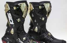 Golden Riding Boots
