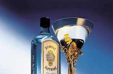 Luxury Golden Martinis