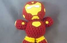 Knitted Comic Characters