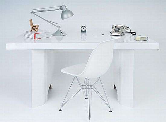 Undercover Cardboard Furniture: The Paperweight Desk is Deceiving in ...