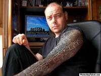 Slithering Body Art Image 3
