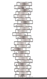 Stacked Ring Skyscrapers Image 2