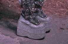 Studded Glam-Rock Platforms