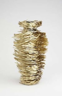 Brassy Hurricane Vases Image 2