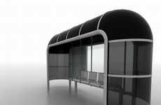 Bending Bus Shelters